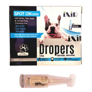 Spot on topical dropper for dogs