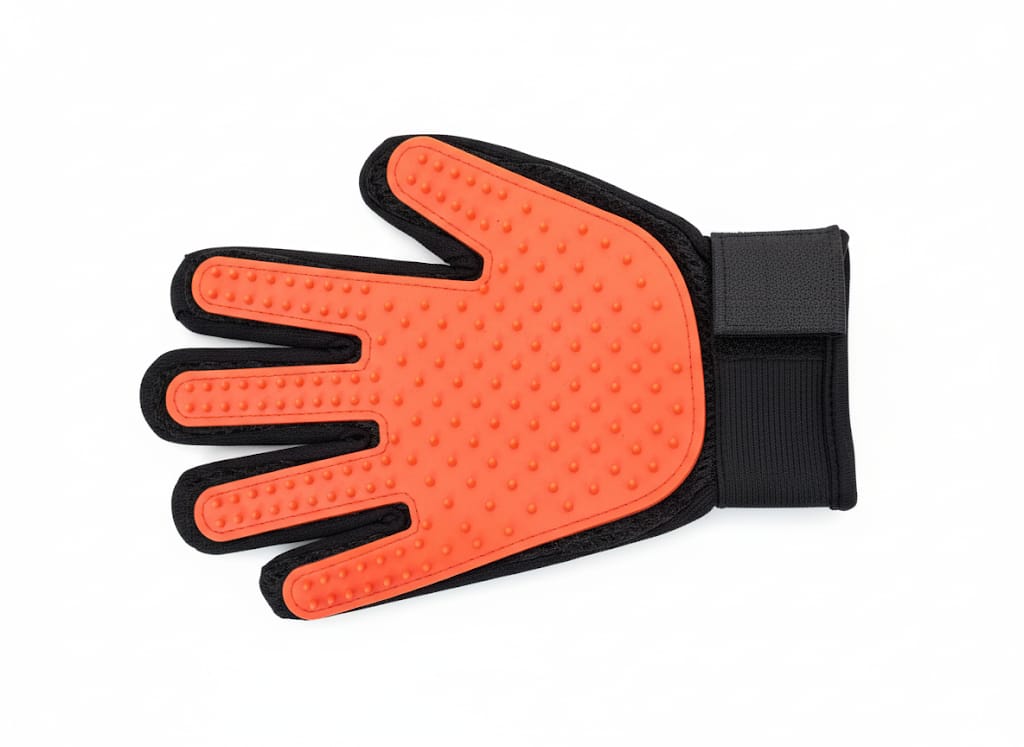 قفاز - جوانتي - تنظيف و فرشاة تدليك للحيوانات الأليفة